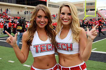 Texas Tech Red Raiders, Cheerleaders HD wallpaper