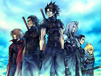 Crisis Core, ff7, zack, sephiroth, cloud HD wallpaper