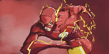 Flash Art , flash, art, digital-art, superheroes, deviantart HD wallpaper