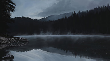 Hidden In The Mist , artist, artwork, digital-art, artstation HD wallpaper