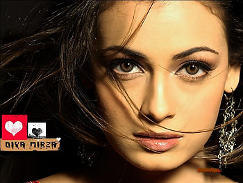 diya mirza, eyes, face, girl, models, people, hair HD wallpaper