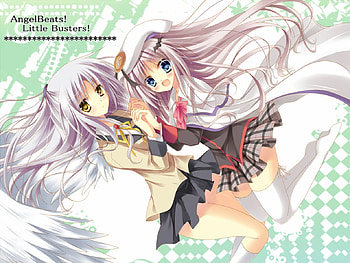Kanade, tv, anime, angel beats HD wallpaper