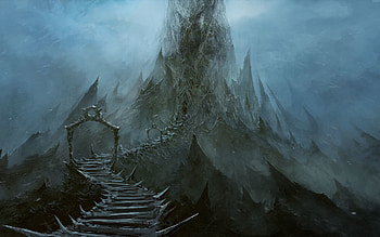 Fantasy, Rock, Path, Trail, Gorge HD wallpaper