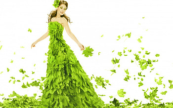 Gorgeous Girl, white, leaves, maple, girl, dress HD wallpaper