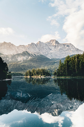 Landscape, Nature, Mountain, Lake, Reflection HD phone wallpaper