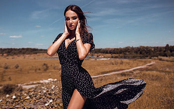 Vitaly Plyaskin, girls, model, outdoors HD wallpaper