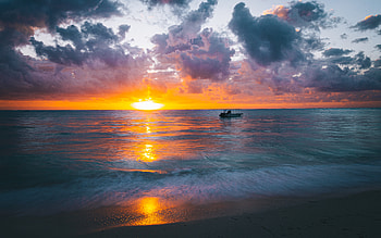 Sunrise over Beach in Zanzibar Tanzania, tanzania, zanzibar, beach, sunrise HD wallpaper