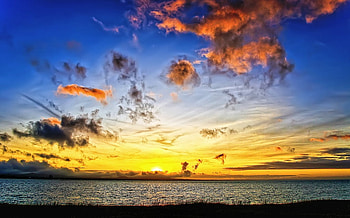 Colors Of The Sky, colorful, graphy, colors, beautiful, clouds, nature, sky, amazing, sun, sunset HD wallpaper