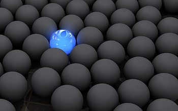 Dark, Shine, Light, 3D, Surface, Neon, Balls HD wallpaper