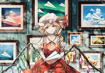 Flandre Scarlet, Flandre Scarlet, Anime, Touhou HD wallpaper