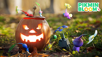 Pikmin Bloom: Halloween Pumpkin Patch, Pikmin HD wallpaper