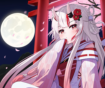 Nakiri Ayame, hololive, Nakiri Ayame, Anime, Virtual Youtuber HD wallpaper