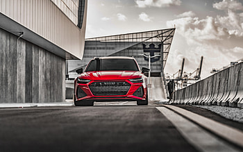 Audi RS6 Avant, C8, front view, exterior, new red RS6 Avant, RS6 C8, new RS6 exterior, German cars, Audi HD wallpaper