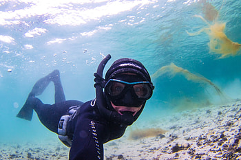 Lofoten, Snorkeling HD wallpaper