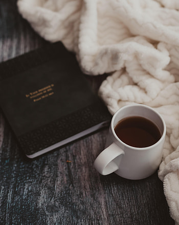 Coffee, Miscellanea, Miscellaneous, Cup, Book, Coziness, Comfort, Plaid HD phone wallpaper