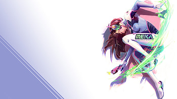 Dva Overwatch Digital Art Sktech, dva-overwatch, overwatch, games, artwork, artist, digital-art, deviantart HD wallpaper