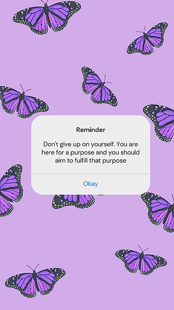 Don't give up, don't give up, purpose, purple HD phone wallpaper