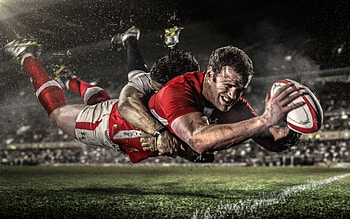 Powerful rugby players, Intense athletic backgrounds, Rugby league passion, Sporting heroes HD wallpaper