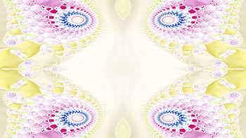 Trippy Psychedelic Fractal, trippy, psychedelic, aesthetic, yellow, Abstract, fractal HD wallpaper