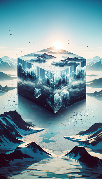Chill Vibes: Ice Cube , snow, ice, landscape HD phone wallpaper