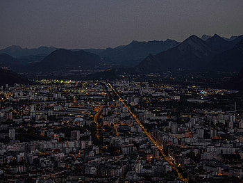 Cities, Mountains, City, Building, View From Above, France, Grenoble HD wallpaper
