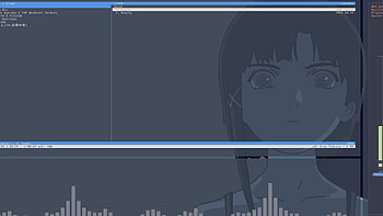 I3wm rice, Bluelain theme, Lain's influence, Github repository HD wallpaper