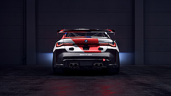 BMW M4 GT4 2022 Car 2 Cars HD wallpaper