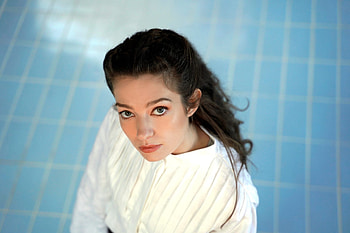 Amanda Georgiadi Tenfjord, Greek singer, Fokas evangelinos, Eurovision staging HD wallpaper