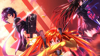 Black Bullet anime, Dark backgrounds, Mysterious atmosphere, Michelle's artwork HD wallpaper