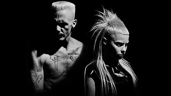 Die Antwoord ry, , Dynamic music, Vibrant art HD wallpaper