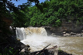 Cascade Falls, river, cascade river, waterfall, nature HD wallpaper