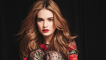 Lily James hot, Beautiful , Sexy HD wallpaper