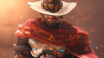 Overwatch McCree, , Sarah Simpson, Fan art HD wallpaper