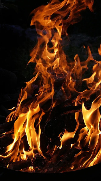 Fire, Fire Strom Aesthetic HD phone wallpaper