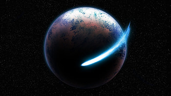 Universe, Shining, Shine, Light, Planet, Line HD wallpaper