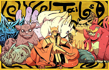 Tailed Beasts, Naruto anime, Naruto tailed, Naruto uzumaki HD wallpaper