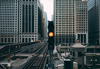 Cities, City, Building, Traffic Light HD wallpaper