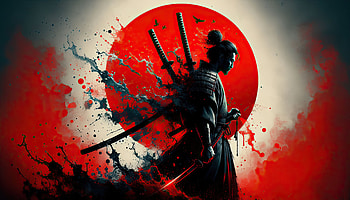 Bushido Samurai, artist, artwork, art, digital-art, ai, samurai, deviantart HD wallpaper