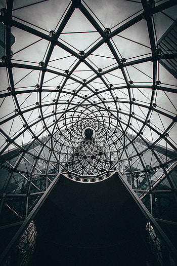 Architecture, Dark, Miscellanea, Miscellaneous, Minimalism, Design, Construction, Symmetry HD phone wallpaper