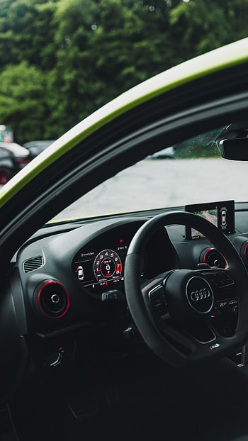 Audi, Cars, Car, Machine, Steering Wheel, Rudder, Salon, Speedometer HD phone wallpaper