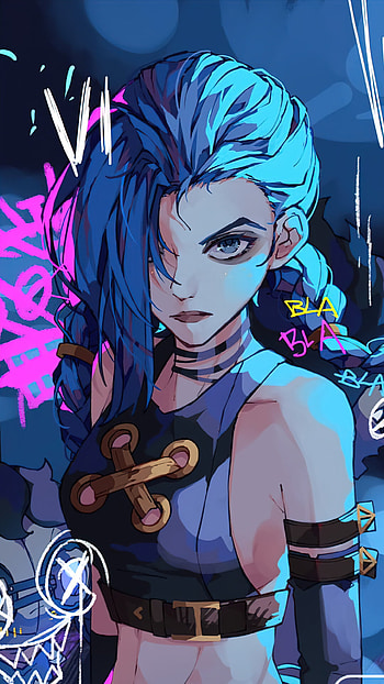 Jinx, arcane HD phone wallpaper