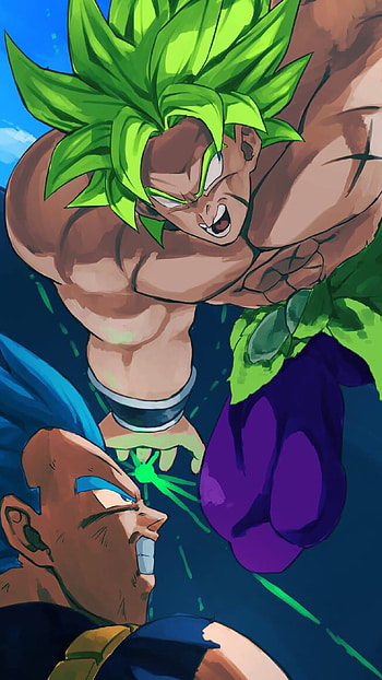 Broly vs vegeta, broly, vegeta, dragon ball HD phone wallpaper