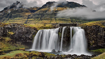 Faroe Islands, Stunning nature, Long exposure, Misty mountains HD wallpaper