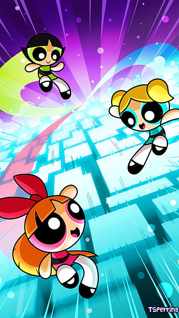 The Powerpuff Girls, Comic, Cartoon, Aesthetic HD phone wallpaper