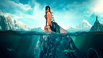 The Witcher 3, Mermaid HD wallpaper