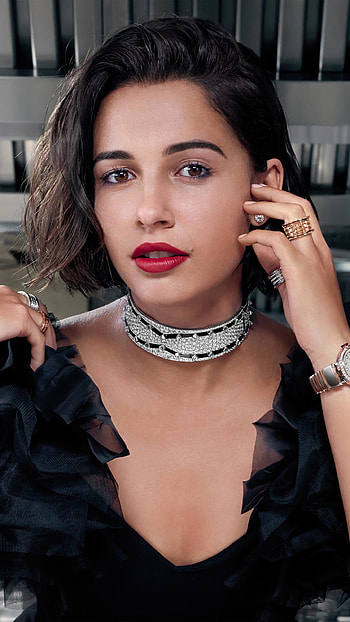 Naomi Scott, Black Dress, Ultra , Mobile HD phone wallpaper