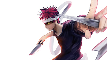 Anime boy, artwork, Sōma Yukihira, Shokugeki no Soma HD wallpaper