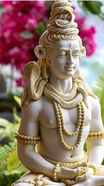 Mahakal Live, White, Statue HD phone wallpaper