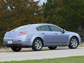 Auto, Trees, Grass, Acura, Cars, Asphalt, Side View, Style, Akura, Tl, 2011 HD wallpaper