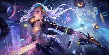 Scifi Warrior Girl With Gun , scifi, cyberpunk, artist, artwork, digital-art, artstation HD wallpaper